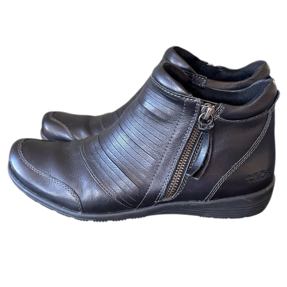 Taos Habit Black‎ Leather Ankle Boot Black Size 9 M